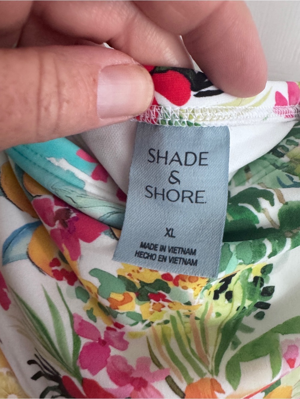 Shade & Shore One-Piece/Strapless Swimsuit, Italian Summer Print - Picture 2 of 10